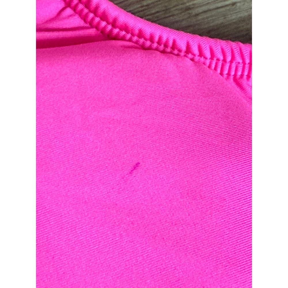 Hermoza Womens Hot Pink Red Sash Halter One Piece Swimsuit Size 10 Colombia - Picture 7 of 7